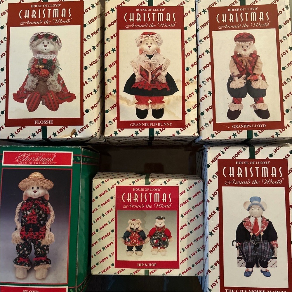 House of Lloyd Christmas Figurines Set